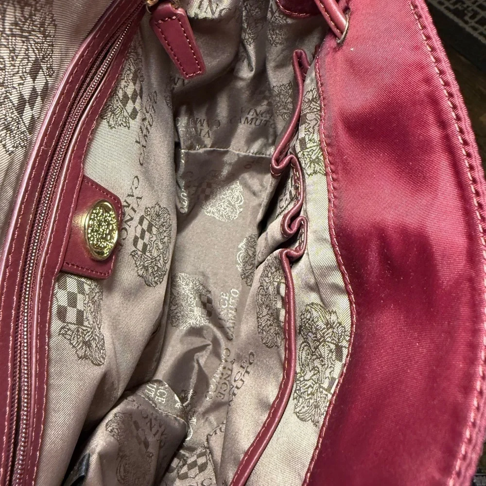 Vince Camuto Gia Nylon Leather Backpack